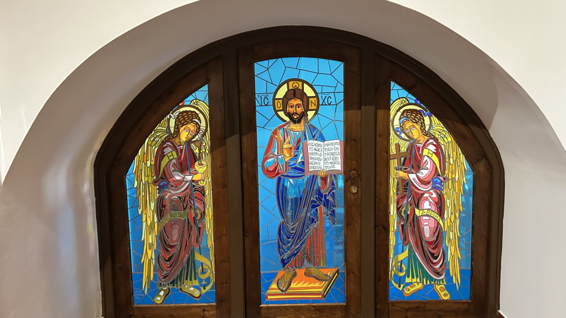 Витражи, манастир Кикос - Кипър