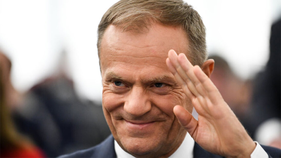 Туск е на посещение в Киев