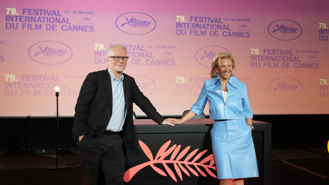 Тиери Фремо, директор на фестивала в Кан, и Ирис Кноблох, президент на фестивала