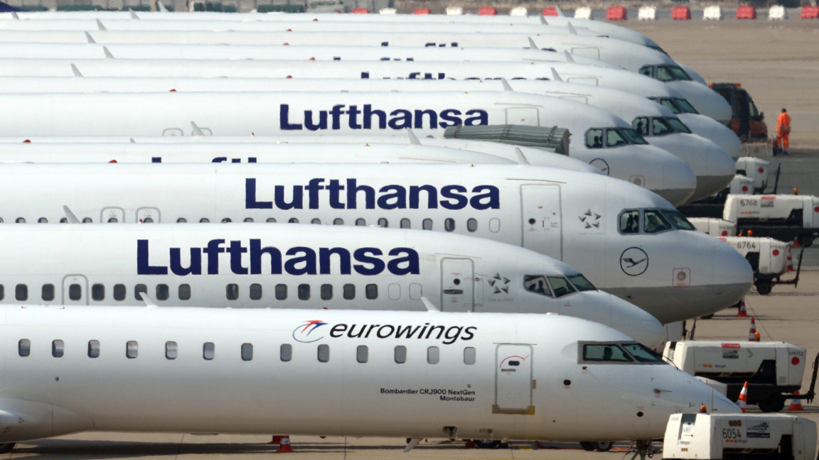 "Луфтанза" отмени всичките си полети до ...