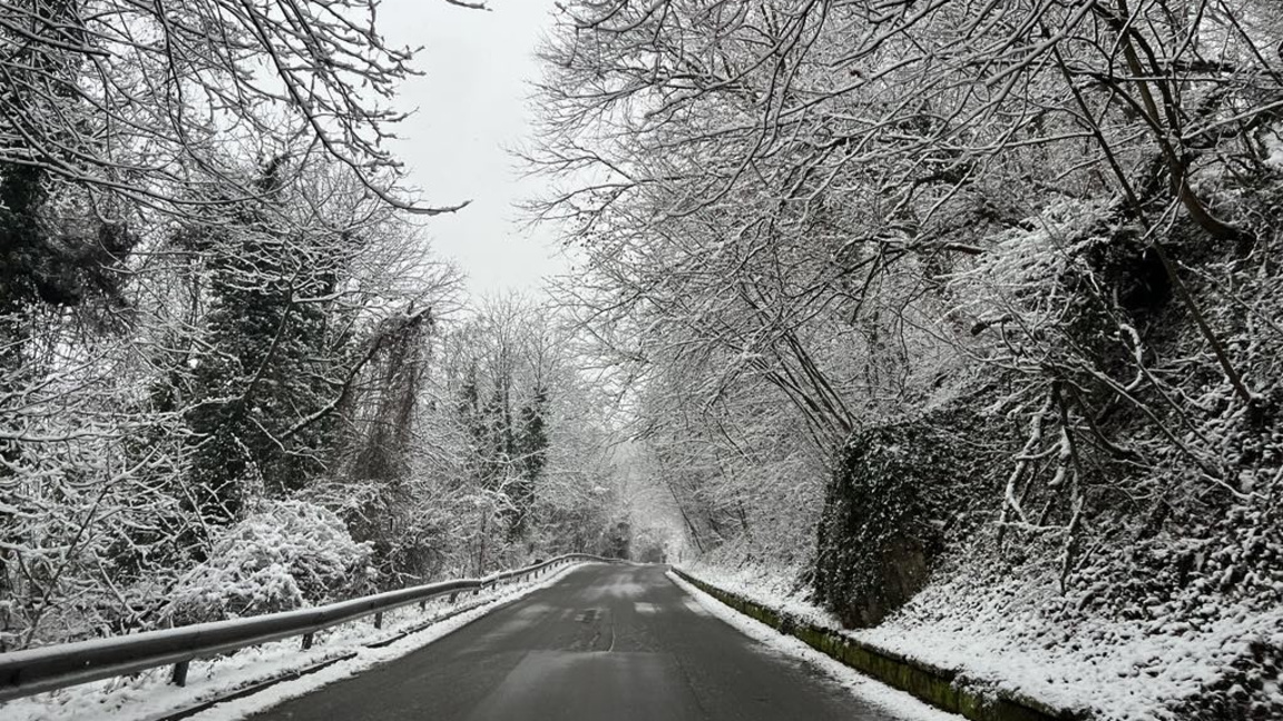 На Рождество има предупреждение за снего...