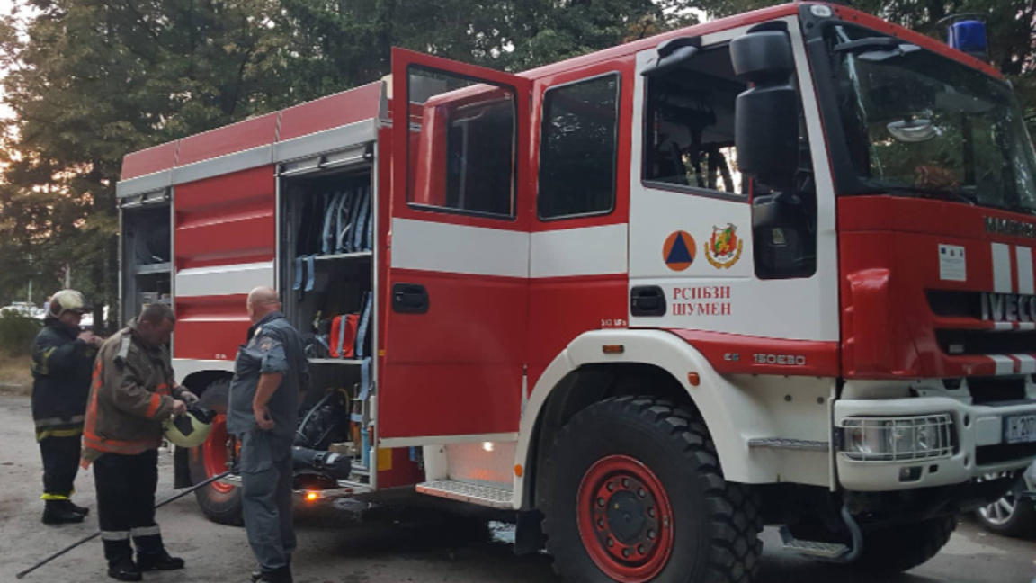 Кола изгоря като факла...