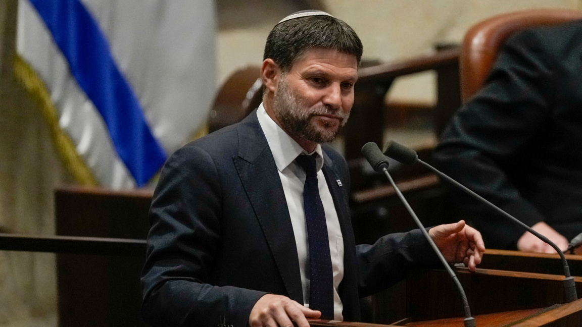 Израелският министър на финансите Бецалел Смотрич