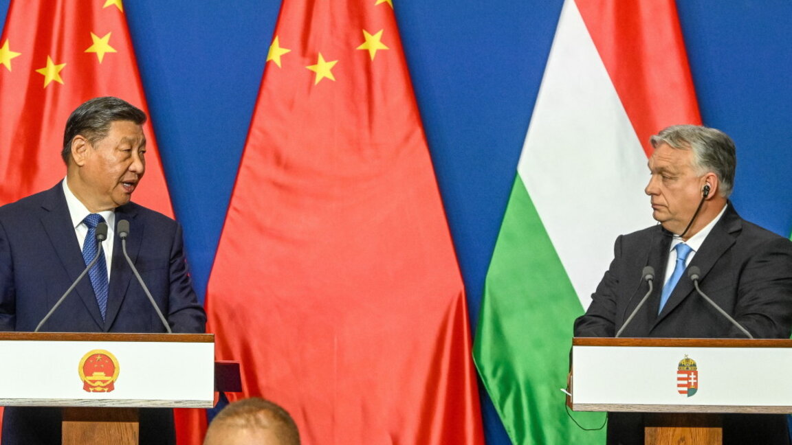 Си Цзинпин и Виктор Орбан