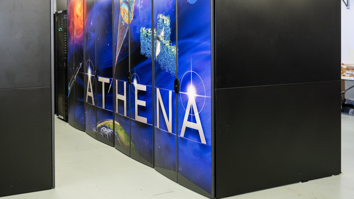 Athena е разположен в Изследователския център "Еймс" на НАСА.
