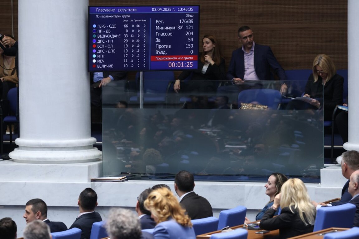 Вотът на недоверие не успя