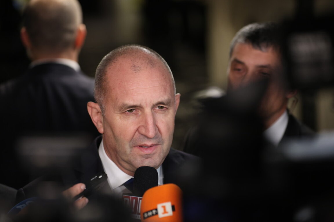 Президентът Румен Радев.