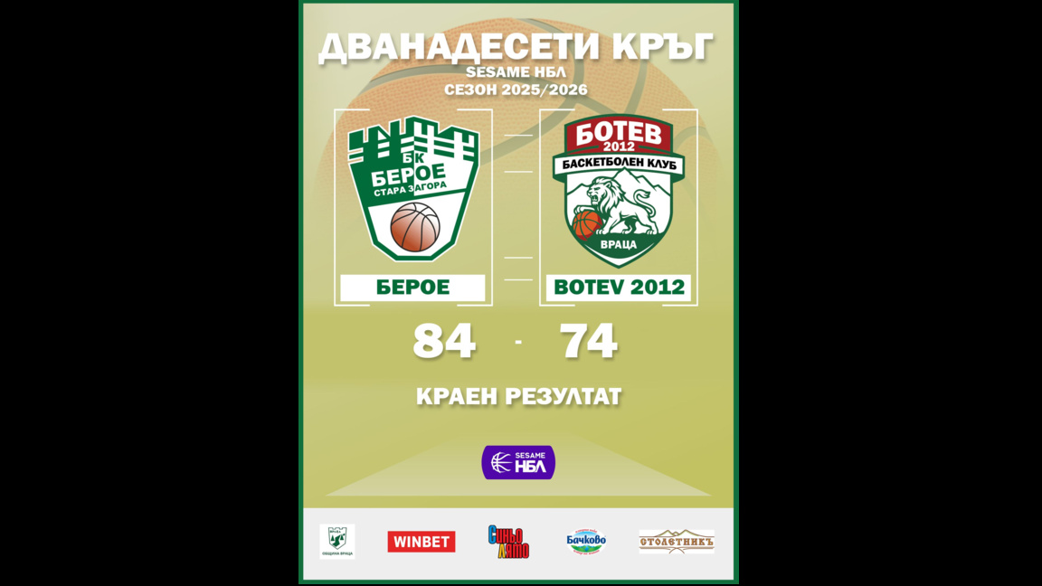 "Ботев 2012" падна в Стара Загора...