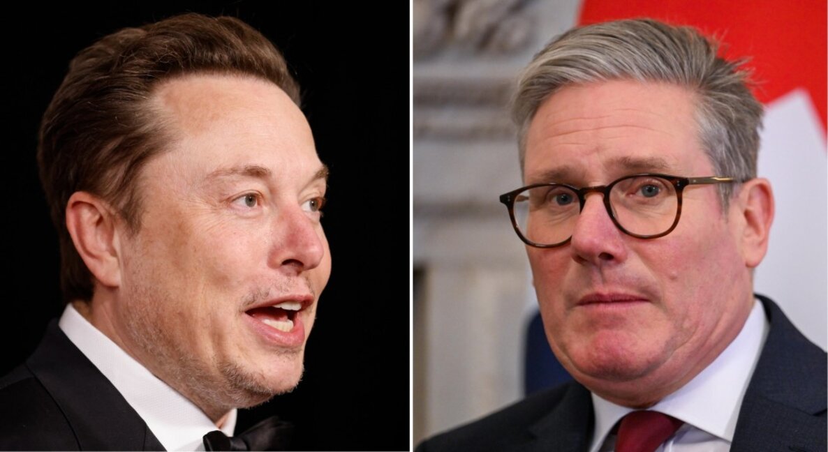 Илон Мъск и Киър Стармър