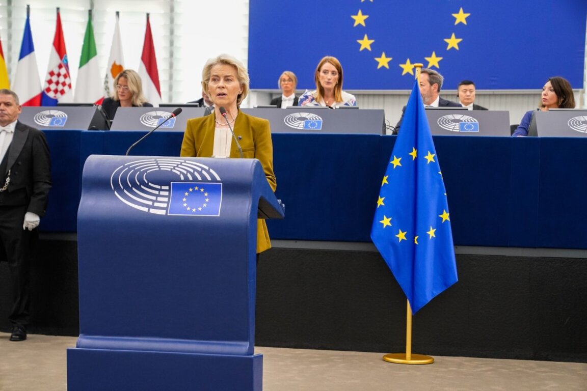 Урсула фон дер Лайен призова за справедлив и траен мир в Украйна