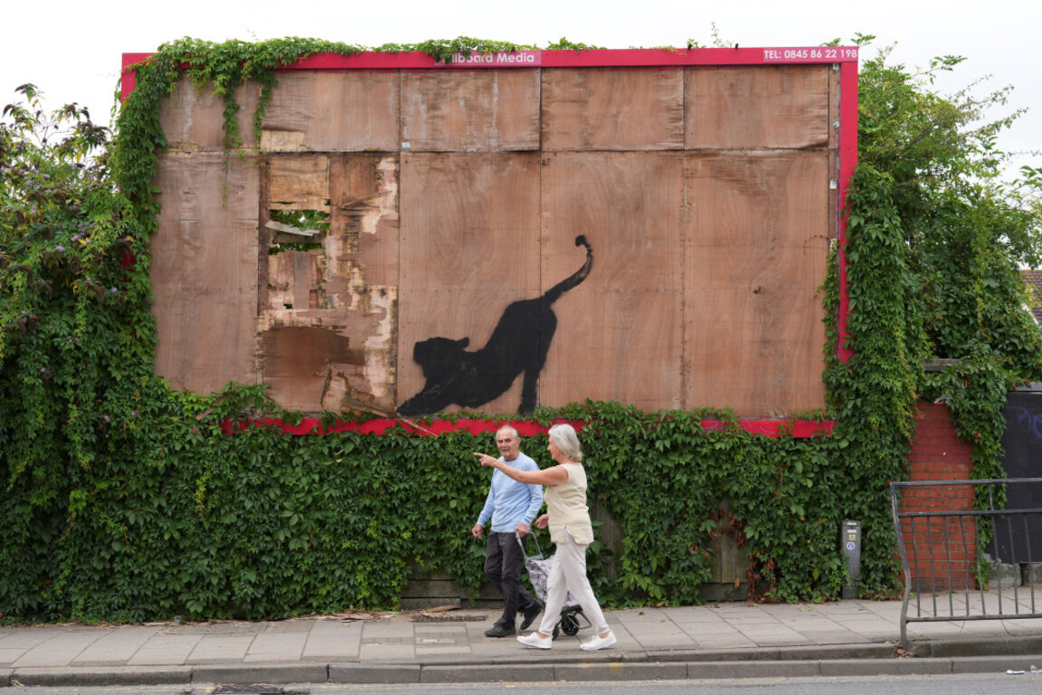 Поредна творба на Банкси се появи в Лондон