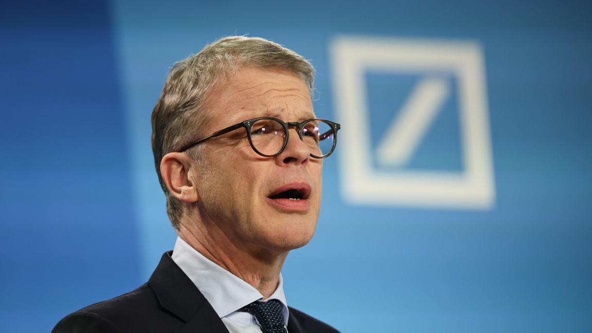 Главният изпълнителен директор на "Дойче банк" Кристиян Зевинг