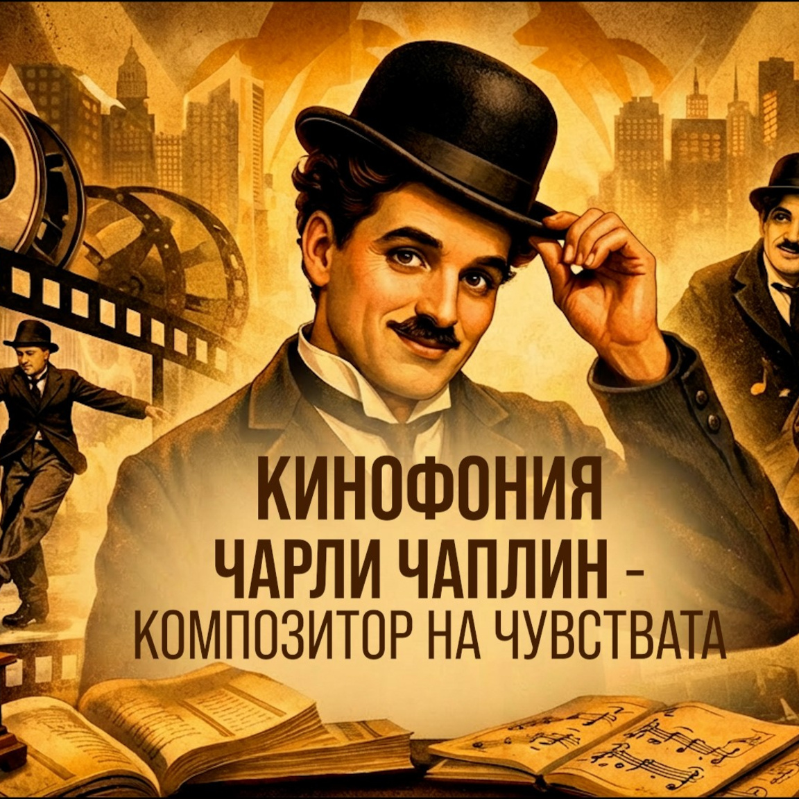 Чарли Чаплин – композитор на чувствата...