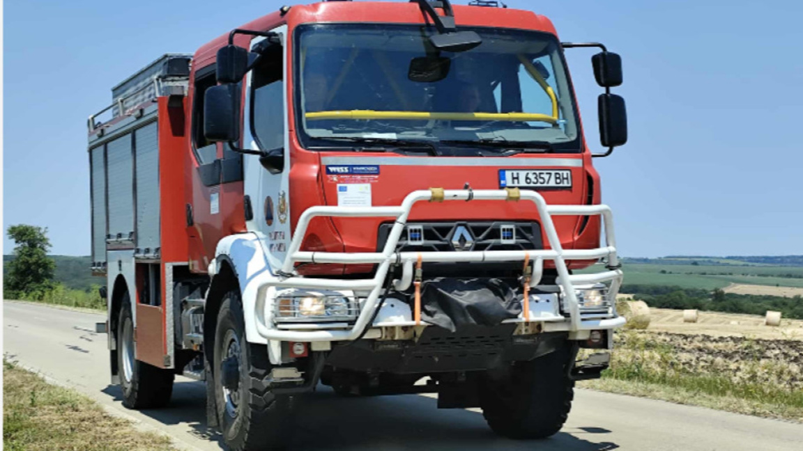 Мъж с изгаряния след пожар...